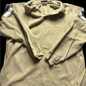 Quiksilver Olive Green Long Sleeve Polo